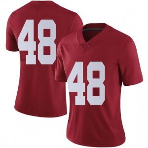 NCAA Women's Alabama Crimson Tide #48 Phidarian Mathis Stitched College Nike Authentic No Name Crimson Football Jersey QT17L67TD